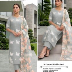 Aneela Embroidered 2-Piece Lawn Suit – Design 07