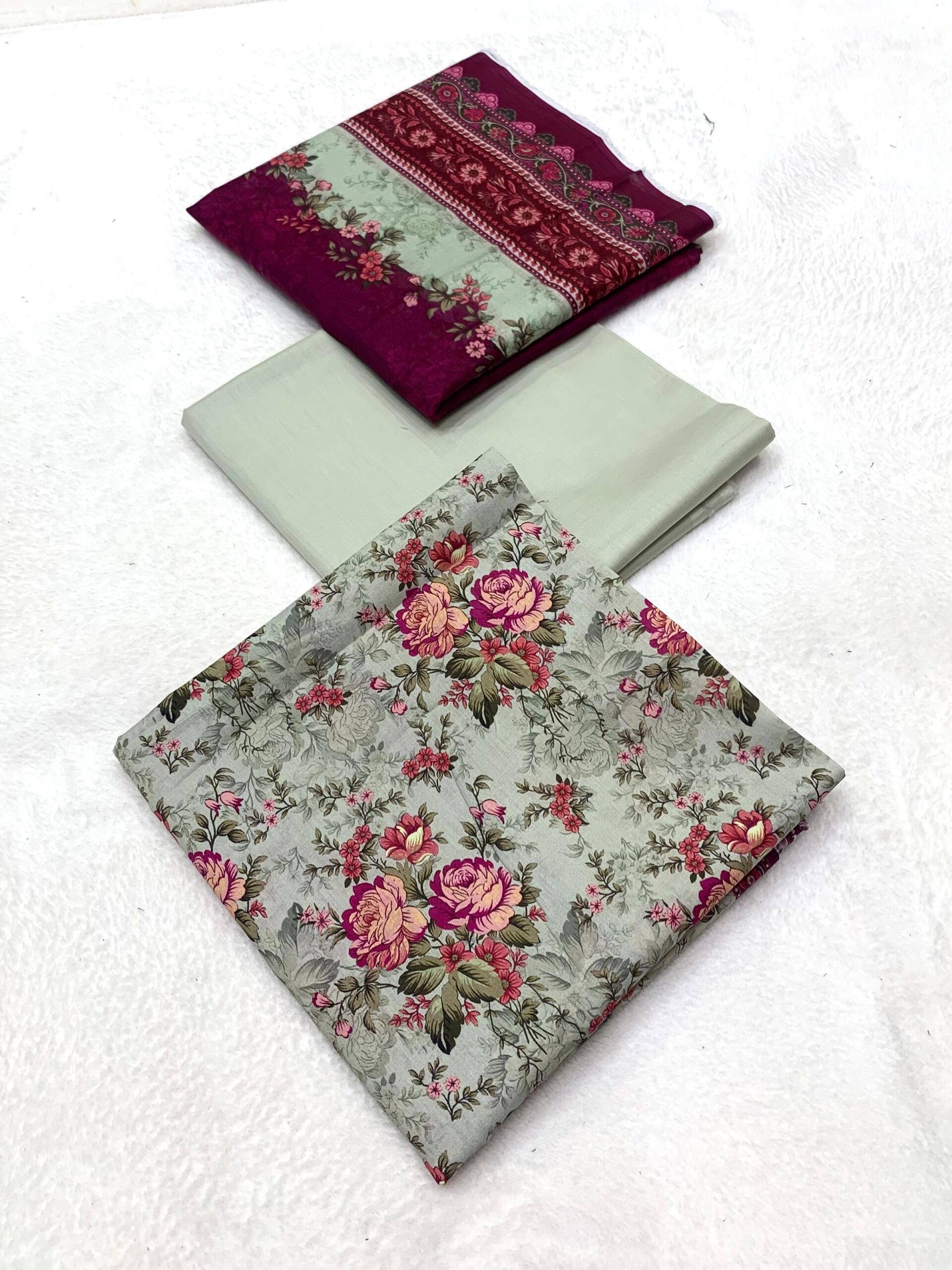 Bin Saeed Unstitched 3-Piece Printed Lawn Suit – Design 03