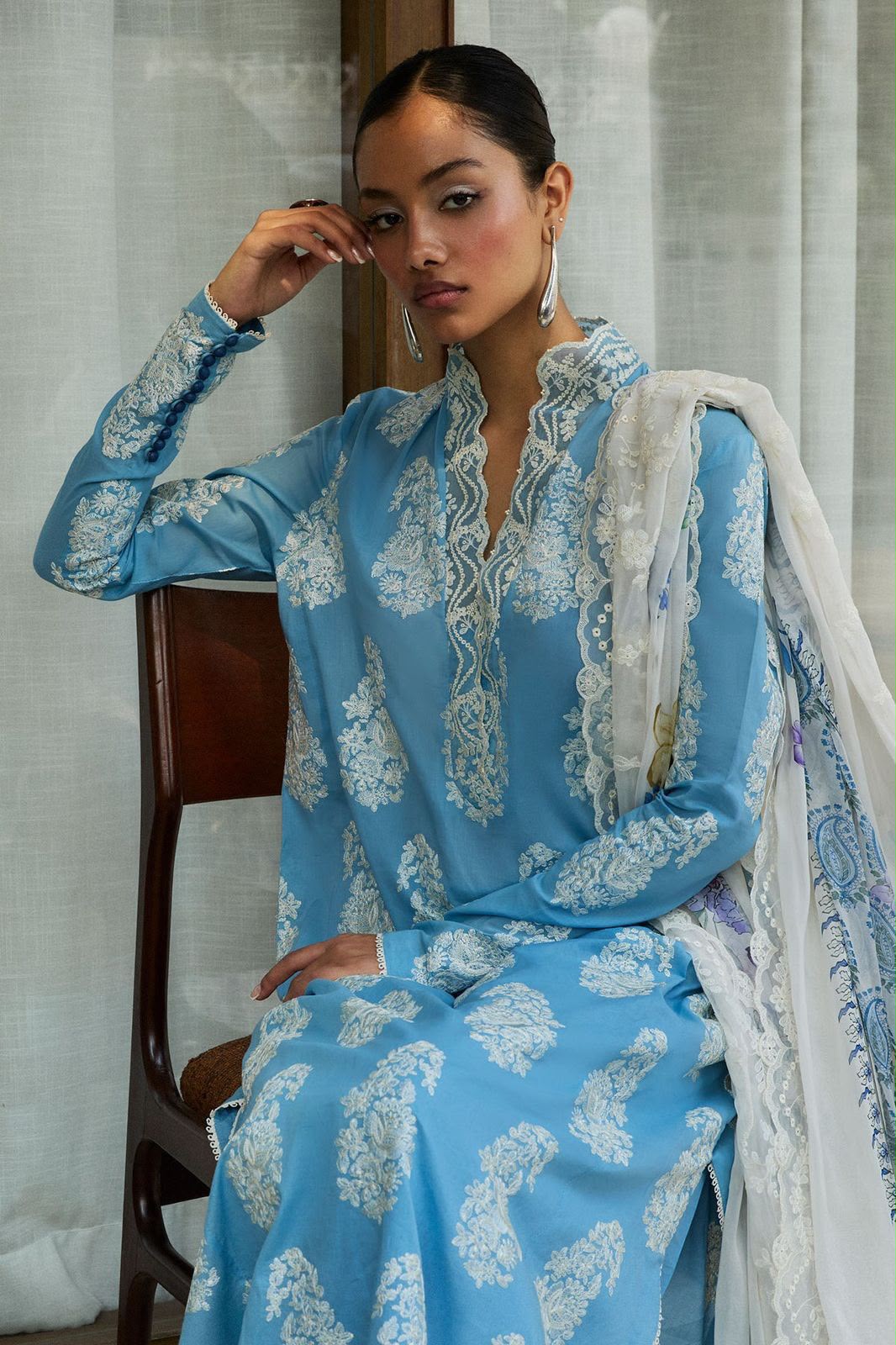 Coco by Zara Shahjahan Embroidered 3-Piece Lawn Suit – Design 02