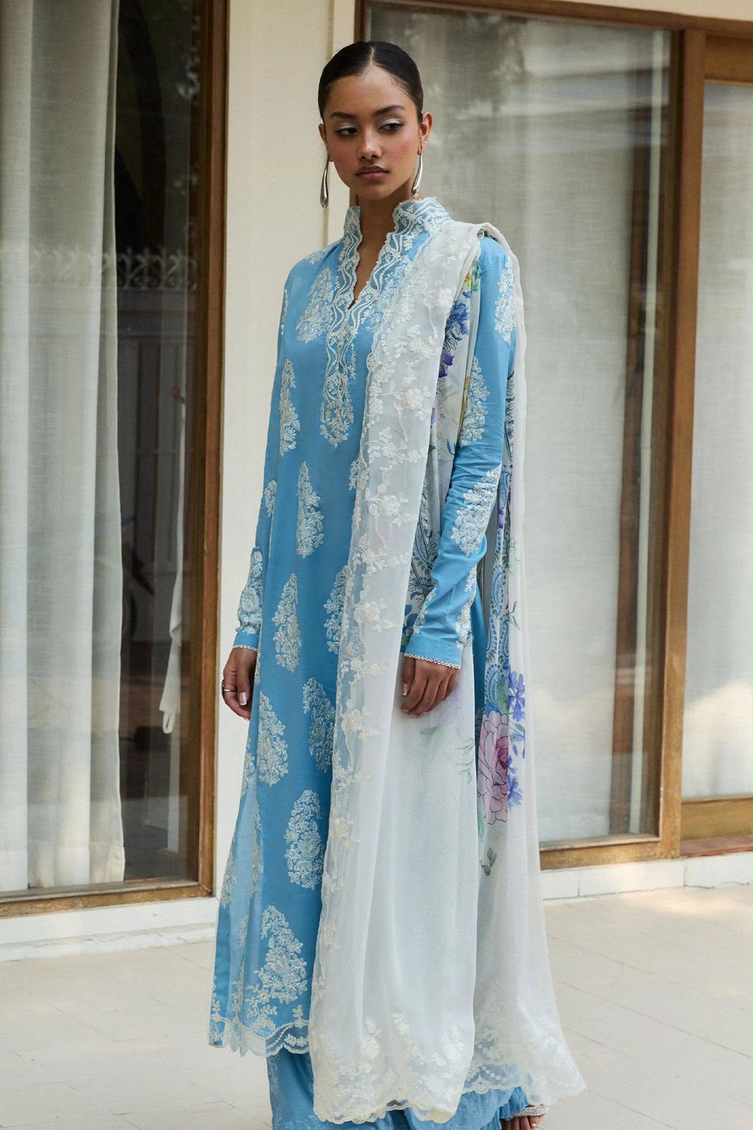 Coco by Zara Shahjahan Embroidered 3-Piece Lawn Suit – Design 03
