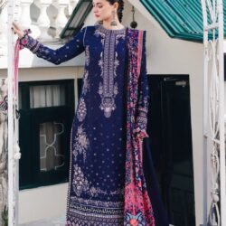 Hussain Rehar Embroidered 3-Piece Lawn Suit – Design 01