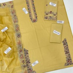 Iznik Embroidered 3-Piece Lawn Suit – Design 04