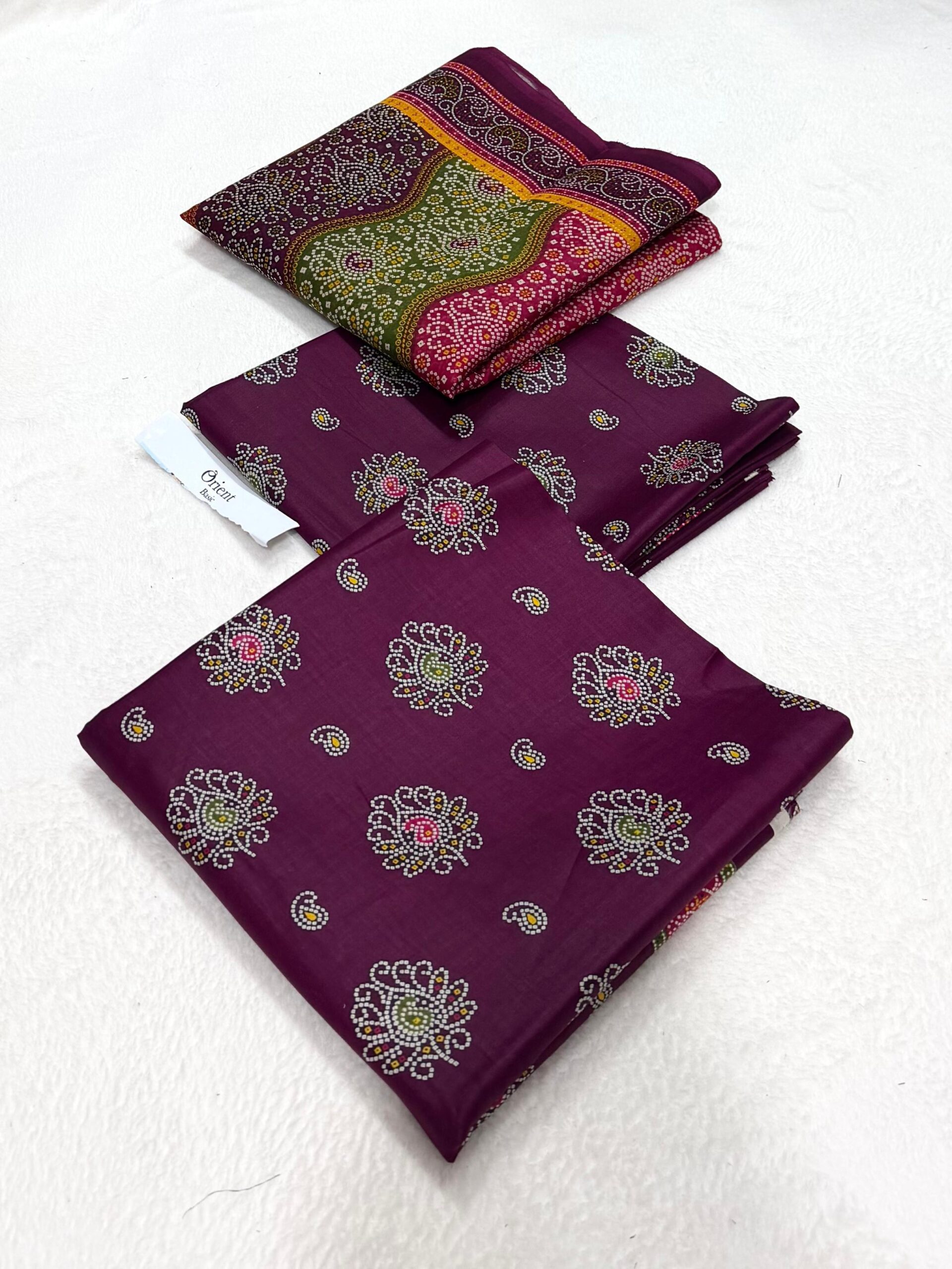 Orient Unstitched 3-Piece Printed Lawn Suit – Design 07