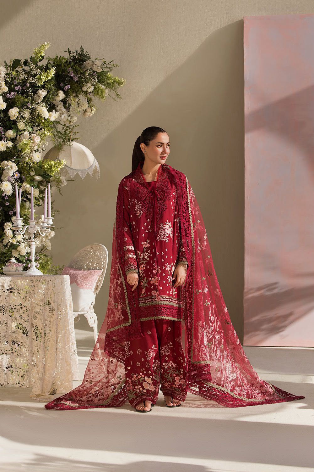 Sobia Nazir Embroidered 3-Piece Lawn Suit – Design 02