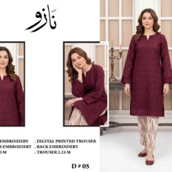 Nazeo Embroidered 2-Piece Lawn Suit – Design 01