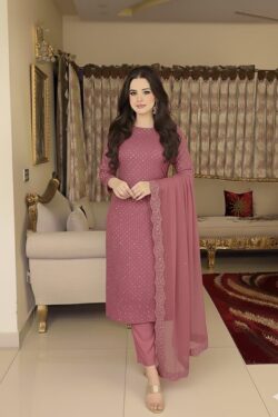 Alina Amir Organza Party Suit