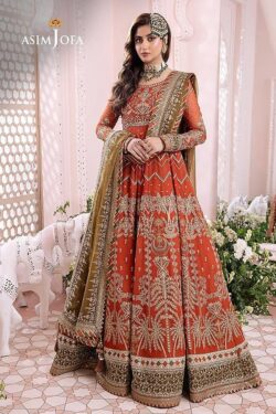 Asim Jofa Embroidered Chiffon Frock