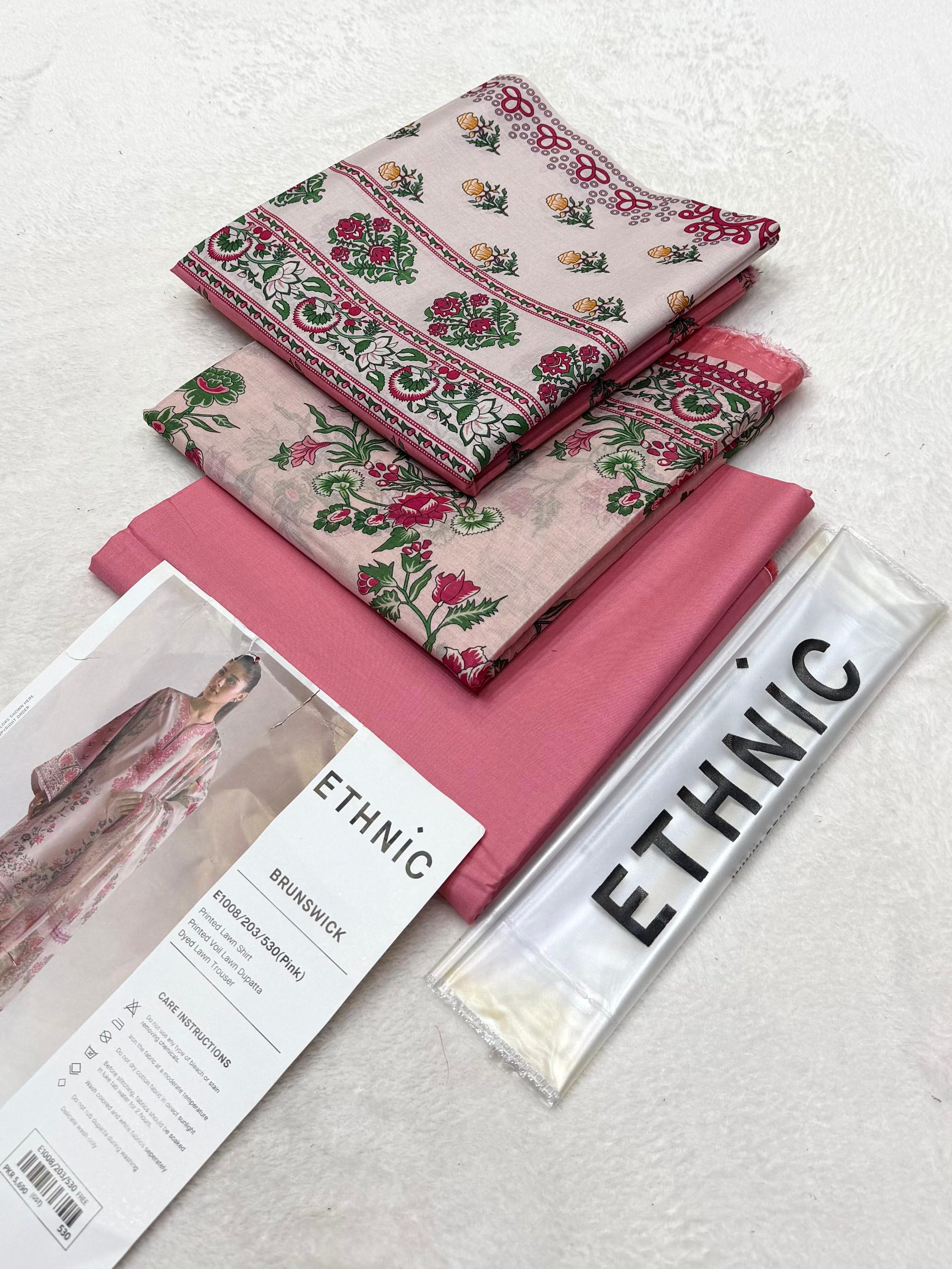 Ethnic Digital Printed Lawn 3-Piece Suit - Image 2