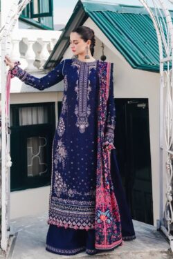 Hussain Rehar Embroidered Lawn 3-Piece Suit