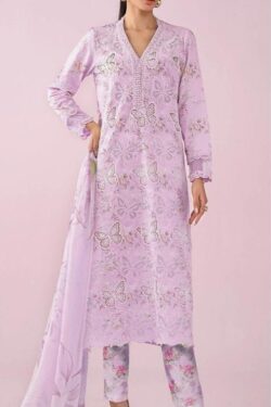 Maria B Embroidered Lawn 3-Piece Suit