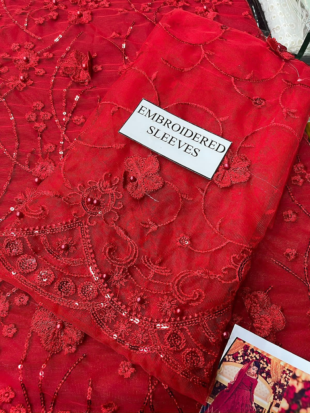 Maryam & Maria Bridal Net Frock - Image 5
