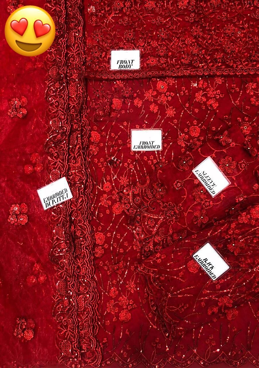 Maryam & Maria Bridal Net Frock - Image 6