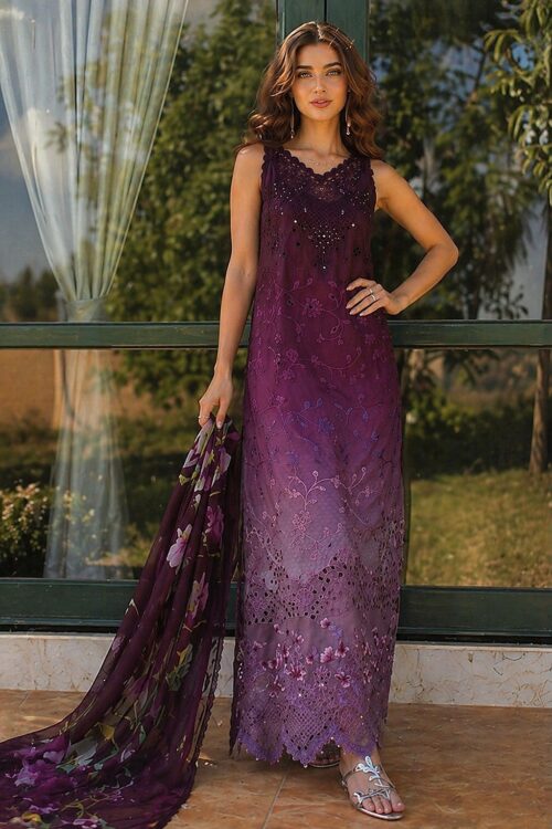 Noor by Saadia 3-Piece Embroidered Lawn Suit