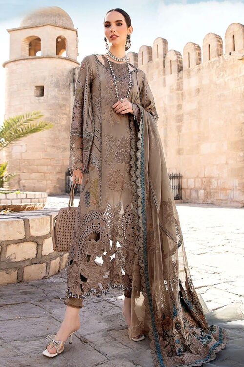 Maria.B Luxury Embroidered Lawn Suit 2026
