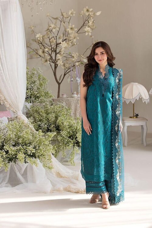 Sobia Nazir Chikankari Embroidered Cotton Suit