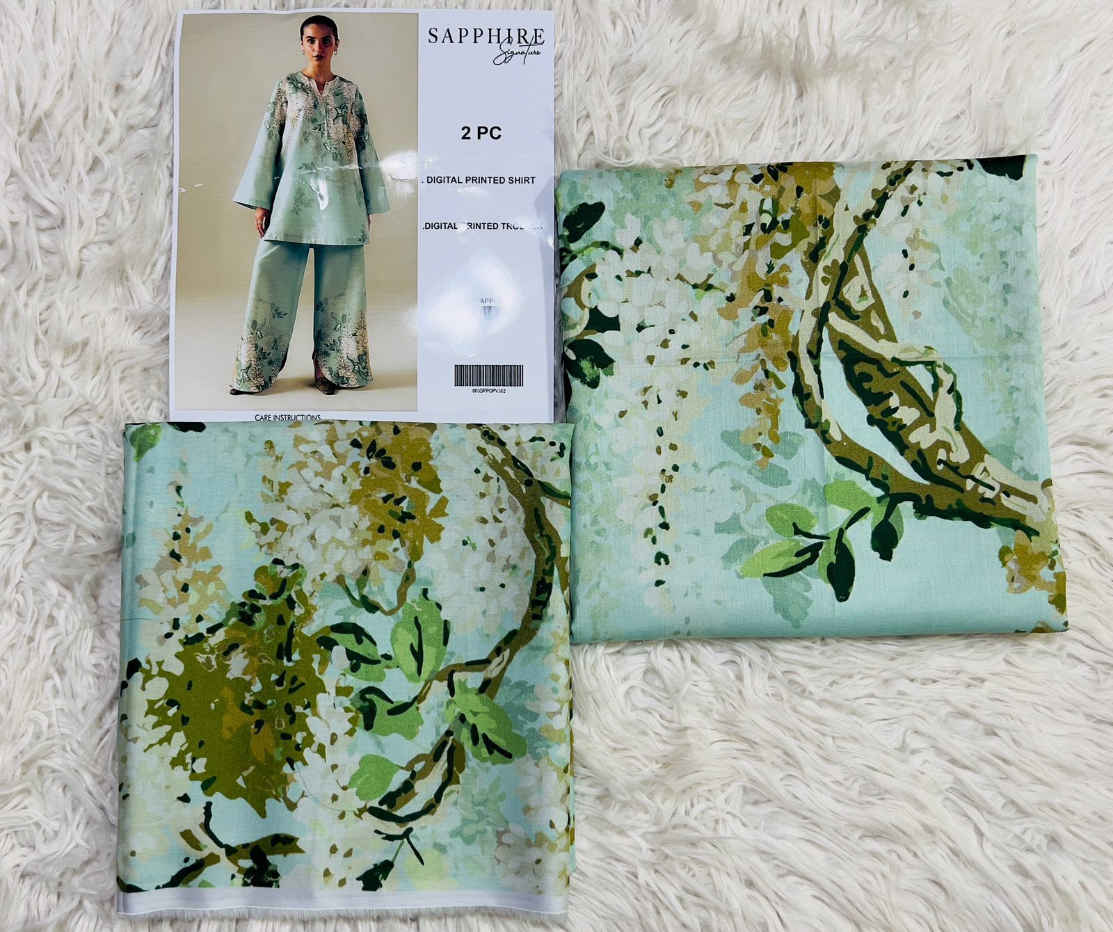 Sapphire Digital Printed Lawn 2-Piece Suit - Image 36