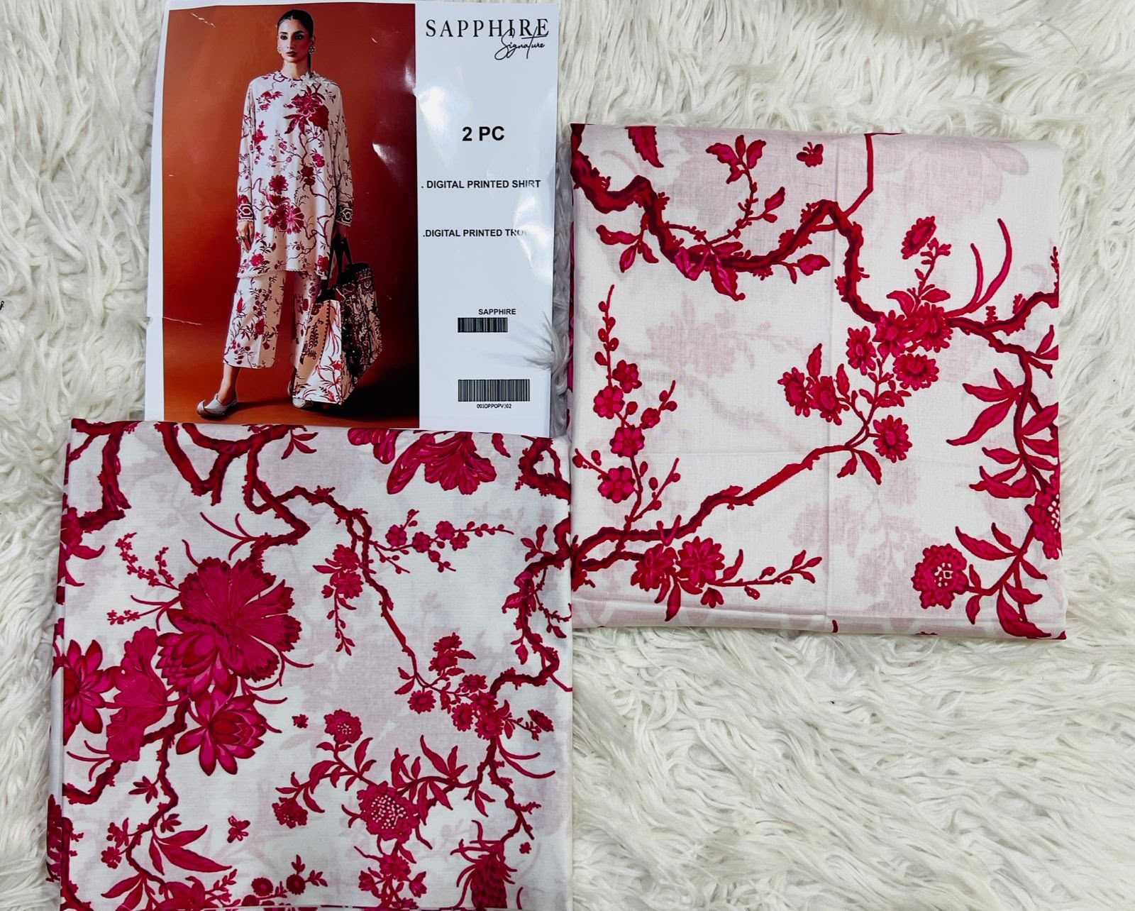 Sapphire Digital Printed Lawn 2-Piece Suit - Image 30